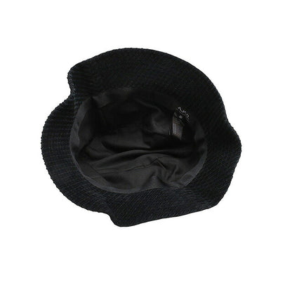 アーペーセー A.P.C. DELAVE BOB THAIS バケットハット M24125-COEZQ-LZZ-58 メンズ レディース ブラック 帽子 WQ00053075