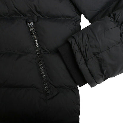トミーヒルフィガー TOMMY HILFIGER PERFORMANCE HOODY PUFFER JACKET ダウンジャケット 158AN508-BLACK -S メンズ ブラック ジャケット WQ00053151