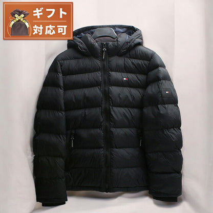 トミーヒルフィガー TOMMY HILFIGER PERFORMANCE HOODY PUFFER JACKET ダウンジャケット 158AN508-BLACK -L メンズ ブラック ジャケット WQ00053153