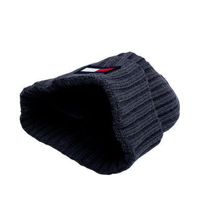 トミーヒルフィガー TOMMY HILFIGER ニット帽 TH100068C-415 メンズ レディース ネイビー 帽子 WQ00053156