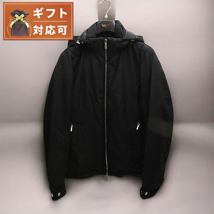 ムーレー MOORER ALBINI-PUM ダウンジャケット アウター MOUGI100090-ALBINI-NERO-46 メンズ ブラック ダウンジャケット WQ00053166