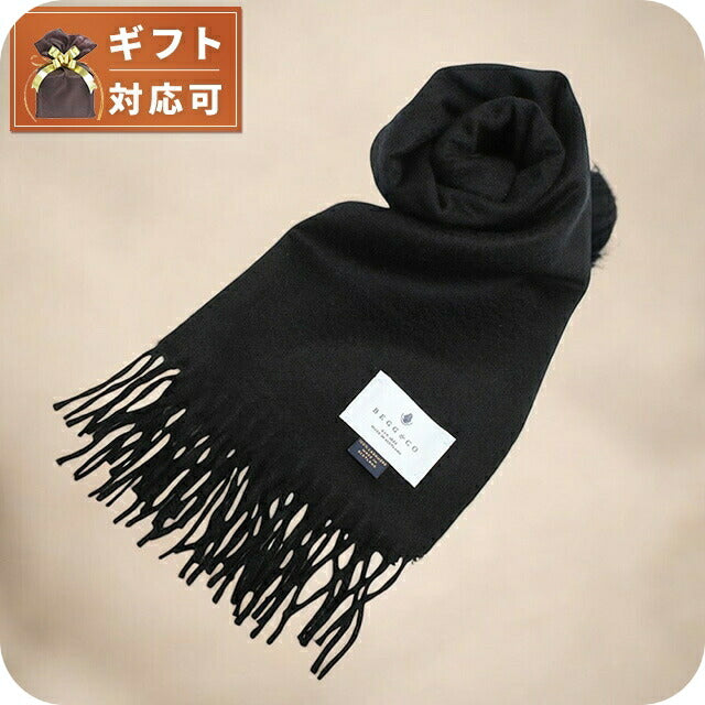 ベグアンドコー BEGG&amp;CO Arran マフラー 60BCARRAN-BLACK メンズ レディース ブラック マフラー WQ00053169