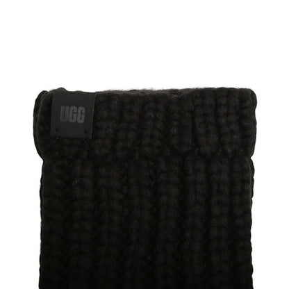 アグ UGG W CHUNKY FINGERLESS MITTEN 手袋 22590-BLK レディース ブラック 手袋 WQ00053192