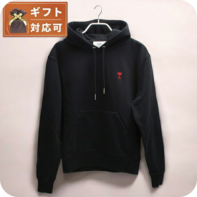 アミ パリス ループバック パーカー ブラック USW203 730 001 アミ パリス Ami Paris パーカー BFUSW235-730-M アミパリ
