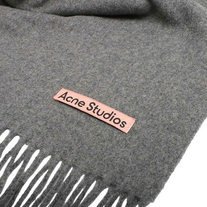 アクネ ストゥディオズ Acne Studios マフラー CA0156-990-GREY レディース メンズ カシミヤ グレーメランジ WQ00053448