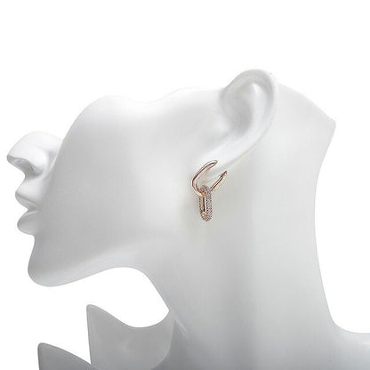 ダニエルウェリントン DANIEL WELLINGTON Crystal Link EarRings RG ピアス DW00400576 レディース ローズゴールド WQ00053453