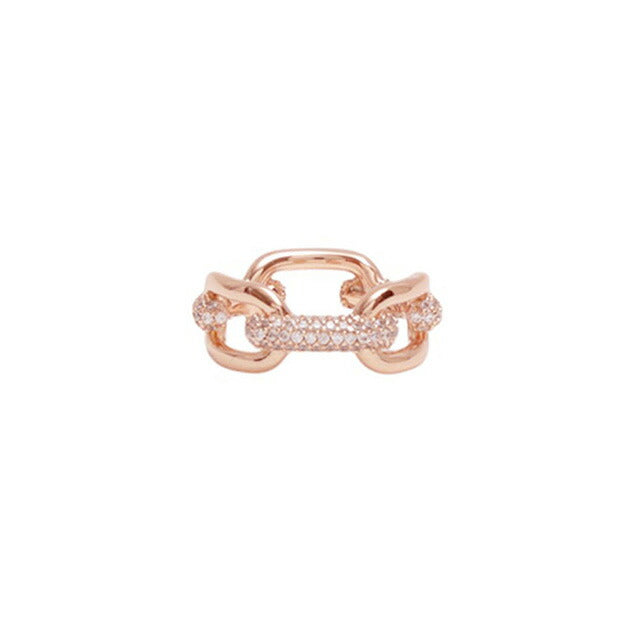 ダニエルウェリントン DANIEL WELLINGTON Crystal Link Ring 50 RG リング DW00400578 レディース メンズ 9号 ローズゴールド WQ00053455