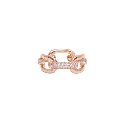 ダニエルウェリントン DANIEL WELLINGTON Crystal Link Ring 52 RG リング DW00400579 レディース メンズ 11.5号 ローズゴールド WQ00053456