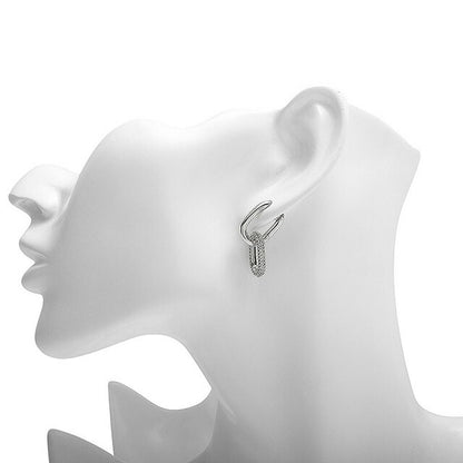 ダニエルウェリントン DANIEL WELLINGTON Crystal Link EarRing S ピアス DW00400612 レディース シルバー WQ00053476