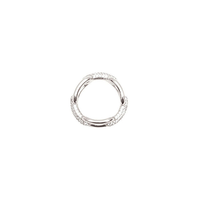 ダニエルウェリントン DANIEL WELLINGTON Crystal Link Ring 62 S リング DW00400620 レディース メンズ 21号 シルバー WQ00053483