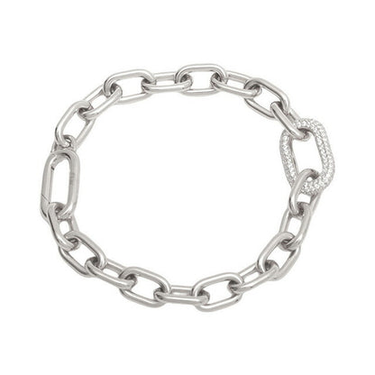 ダニエルウェリントン DANIEL WELLINGTON Crystal Link Bracelet 175mm S ブレスレット DW00400610 レディース シルバー WQ00053509