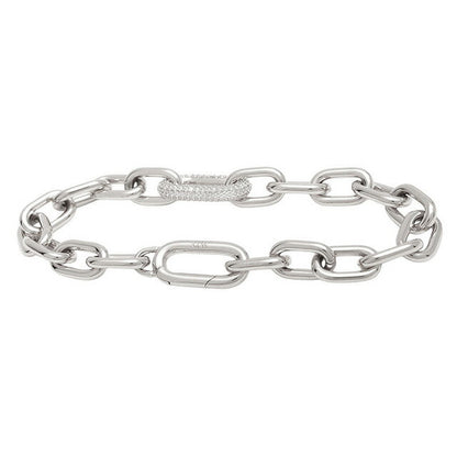 ダニエルウェリントン DANIEL WELLINGTON Crystal Link Bracelet 175mm S ブレスレット DW00400610 レディース シルバー WQ00053509