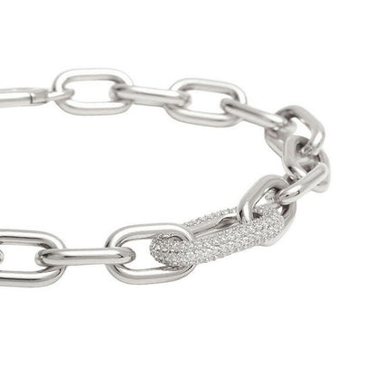 ダニエルウェリントン DANIEL WELLINGTON Crystal Link Bracelet 185mm S ブレスレット DW00400611 レディース シルバー WQ00053510