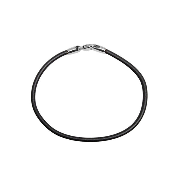 ダニエルウェリントン DANIEL WELLINGTON Leather Bracelet 2.8 Sheffield S 195mm ブレスレット DW00400709 レディース メンズ シルバー ブラック WQ00053532