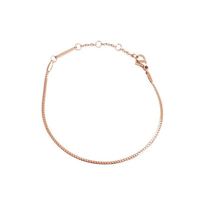 ダニエルウェリントン DANIEL WELLINGTON Elan Flat Chain Bracelet RG ブレスレット DW00400541 レディース ローズゴールド WQ00053575