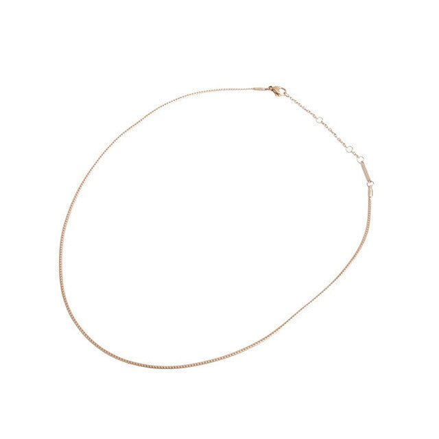 ダニエルウェリントン DANIEL WELLINGTON Elan Flat Chain Necklace Short RG ネックレス DW00400544 レディース ローズゴールド WQ00053578