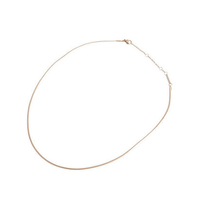 ダニエルウェリントン DANIEL WELLINGTON Elan Flat Chain Necklace Short RG ネックレス DW00400544 レディース ローズゴールド WQ00053578