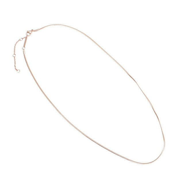 ダニエルウェリントン DANIEL WELLINGTON Elan Flat Chain Necklace Long RG ネックレス DW00400547 レディース ローズゴールド WQ00053581