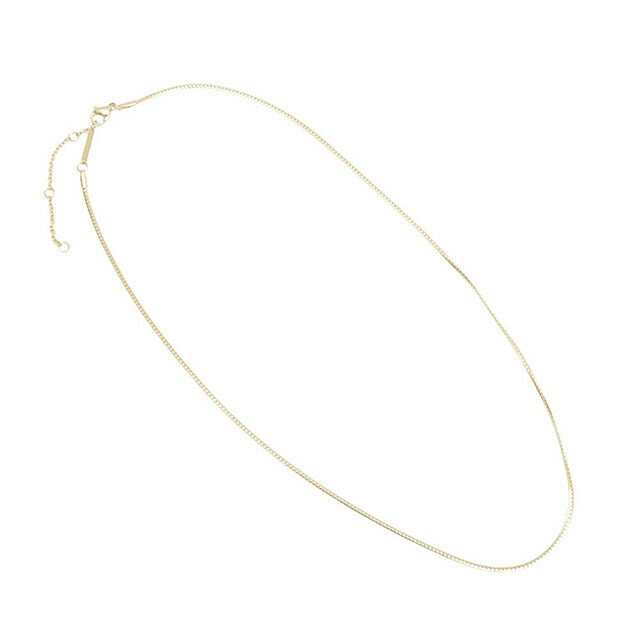 ダニエルウェリントン DANIEL WELLINGTON Elan Flat Chain Necklace Long G ネックレス DW00400548 レディース ゴールド WQ00053582