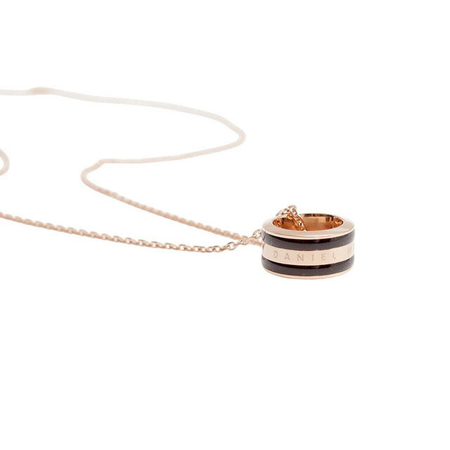 Daniel Wellington Emalie ネックレス RG Black DW00400305 ダニエルウェリントン DANIEL WELLINGTON Emalie Necklace RG
