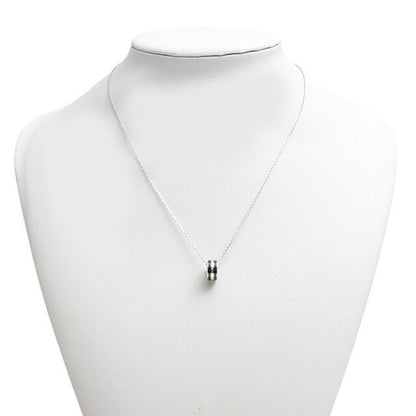 ダニエルウェリントン DANIEL WELLINGTON Emalie Necklace S Black ネックレス DW00400307 レディース シルバー ブラック WQ00053634