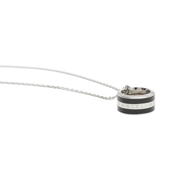 Daniel Wellington Emalie ネックレス Silver/Black DW00400307 ダニエルウェリントン DANIEL WELLINGTON Emalie Necklace S