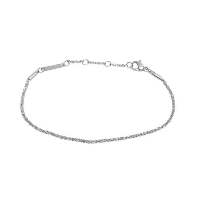 ダニエルウェリントン DANIEL WELLINGTON Elan Twisted Chain Bracelet S ブレスレット アクセサリー DW00400558 レディース シルバー WQ00053645