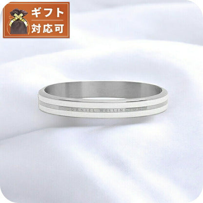 ダニエルウェリントン DANIEL WELLINGTON Emalie Infinite Bracelet White S Medium バングル DW00400248 レディース Mサイズ ホワイト シルバー WQ00053756