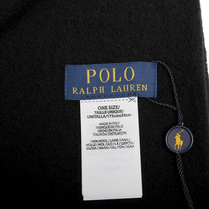 ポロラルフローレン POLO RALPH LAUREN マフラー PC1047-001 メンズ レディース ブラック WQ00053817