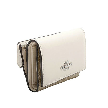 コーチ COACH SIG MCRO WLT 二つ折り財布 CM761-SIGHA レディース チョーク WQ00053939