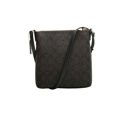 コーチ COACH SIG MINI RWN FILE ショルダーバッグ CS182-IMAA8 レディース ブラウン WQ00053940
