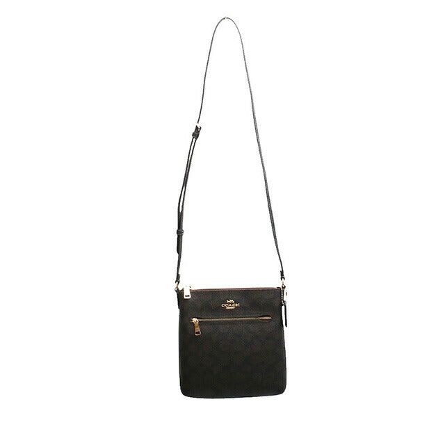 コーチ COACH SIG MINI RWN FILE ショルダーバッグ CS182-IMAA8 レディース ブラウン WQ00053940
