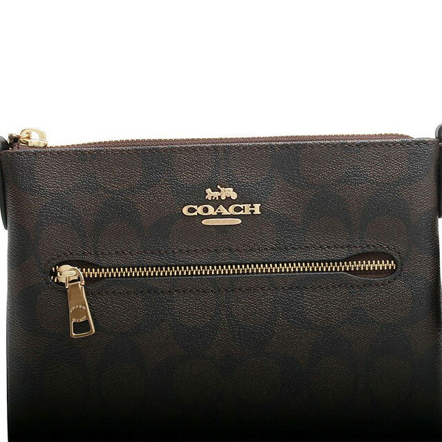 コーチ COACH SIG MINI RWN FILE ショルダーバッグ CS182-IMAA8 レディース ブラウン WQ00053940