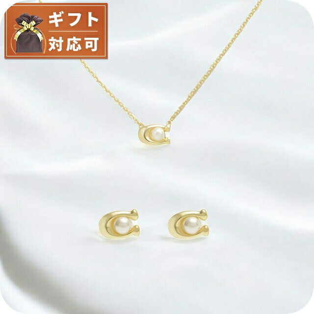 コーチ COACH アクセサリー ネックレス＆ピアス 473741GLD107 レディース ゴールド WQ00053951