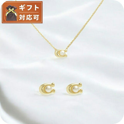 コーチ COACH アクセサリー ネックレス＆ピアス 473741GLD107 レディース ゴールド WQ00053951