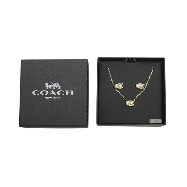 コーチ COACH アクセサリー ネックレス＆ピアス 473741GLD107 レディース ゴールド WQ00053951
