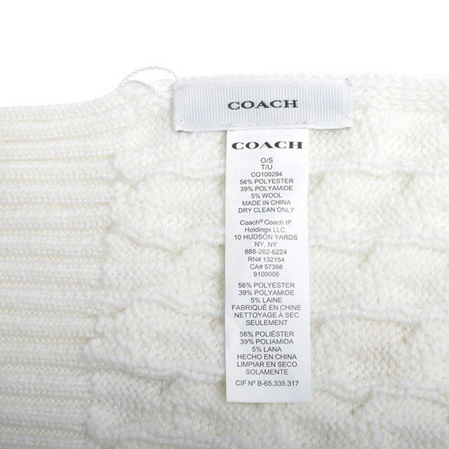 コーチ COACH マフラー ストール CO100294-151 レディース メンズ チョーク マフラー WQ00053953