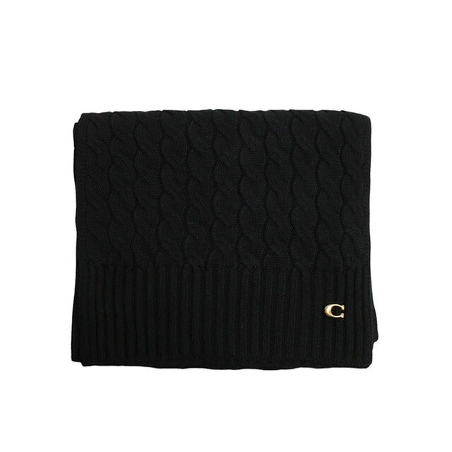 コーチ COACH マフラー ストール CO100294-001 レディース メンズ ブラック マフラー WQ00053954