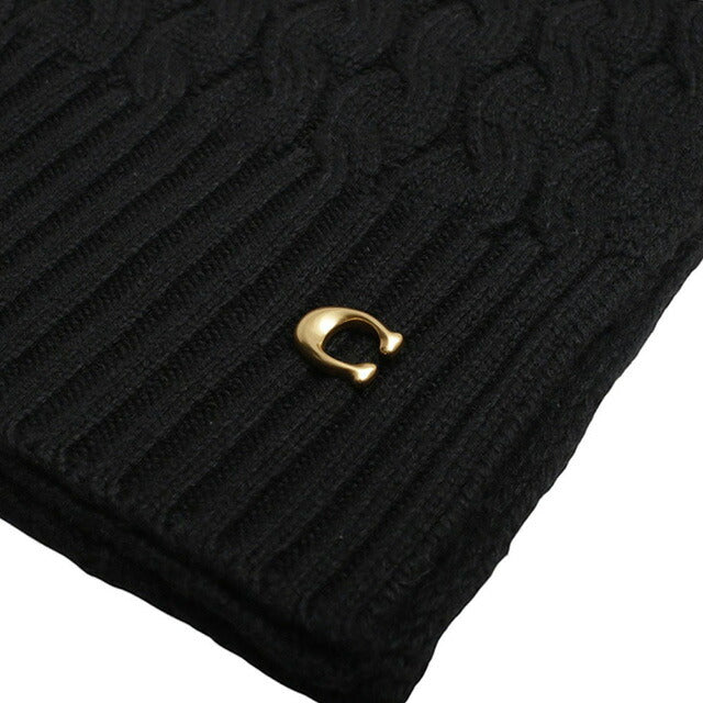 コーチ COACH マフラー ストール CO100294-001 レディース メンズ ブラック マフラー WQ00053954