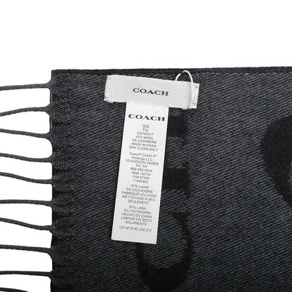 コーチ COACH マフラー ストール CO100317-001 レディース メンズ ブラック マフラー WQ00053960