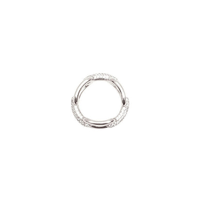 ダニエルウェリントン DANIEL WELLINGTON Crystal Link Ring 68 S リング DW00400623 レディース メンズ シルバー リング WQ00054019