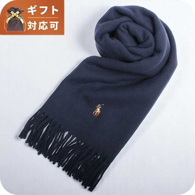 ポロラルフローレン POLO RALPH LAUREN マフラー PC1047-433 ユニセックス ネイビー マフラー WQ00054085