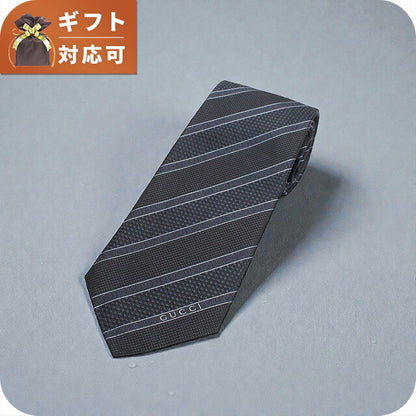 GUCCI 领带 499694-4B002-4100 男士丝绸制度条纹丝绸海军蓝领带 WQ00054478