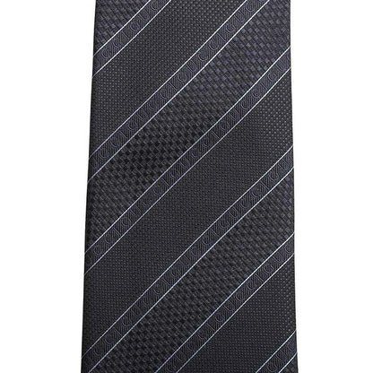 GUCCI 领带 499694-4B002-4100 男士丝绸制度条纹丝绸海军蓝领带 WQ00054478