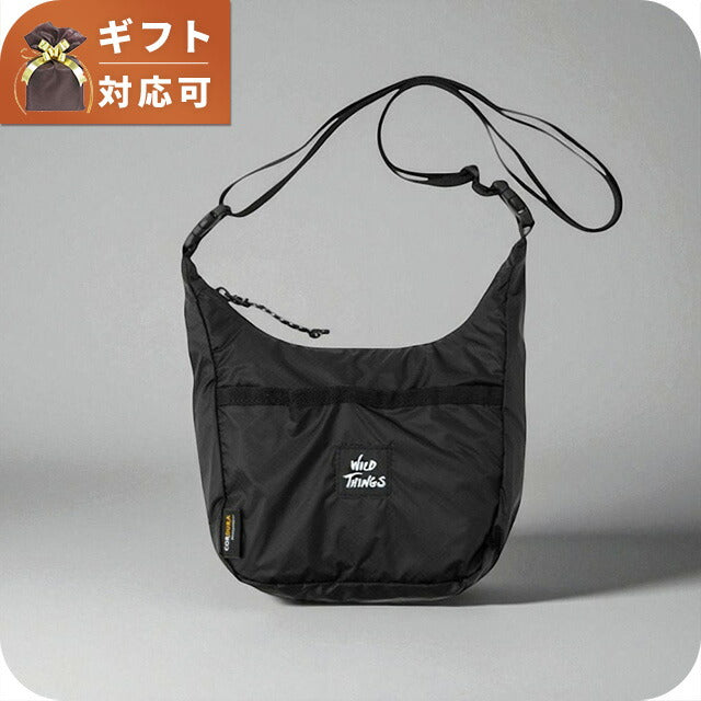 ワイルドシングス WILD THINGS ショルダーバッグ WT-380-3832-BLACK メンズ レディース ブラック WQ00054483
