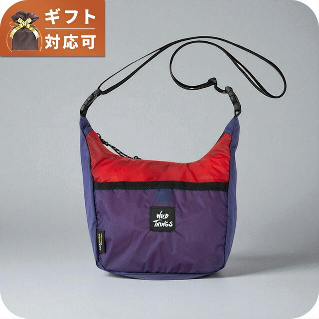 ワイルドシングス WILD THINGS ショルダーバッグ WT-380-3832-BLUE-RED メンズ レディース ブルー WQ00054484