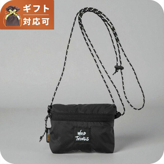 ワイルドシングス WILD THINGS ショルダーバッグ WT-380-3834-BLACK メンズ レディース ブラック WQ00054491