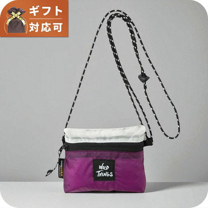 ワイルドシングス WILD THINGS ショルダーバッグ WT-380-3834-PURPLE-WHITE メンズ レディース パープル WQ00054493