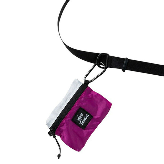 ワイルドシングス WILD THINGS ショルダーバッグ WT-380-3834-PURPLE-WHITE メンズ レディース パープル WQ00054493