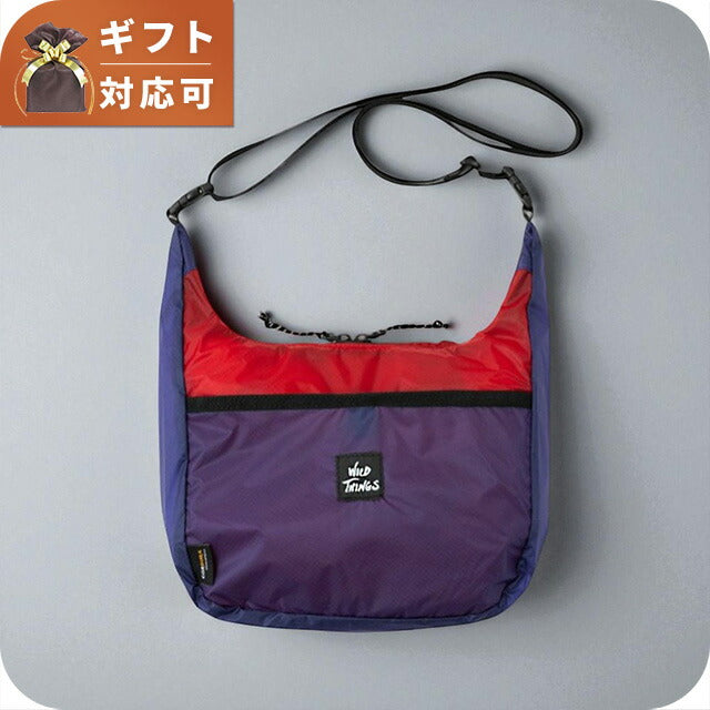 ワイルドシングス WILD THINGS ショルダーバッグ WT-380-3831-BLUE-RED メンズ レディース ブルー WQ00054593